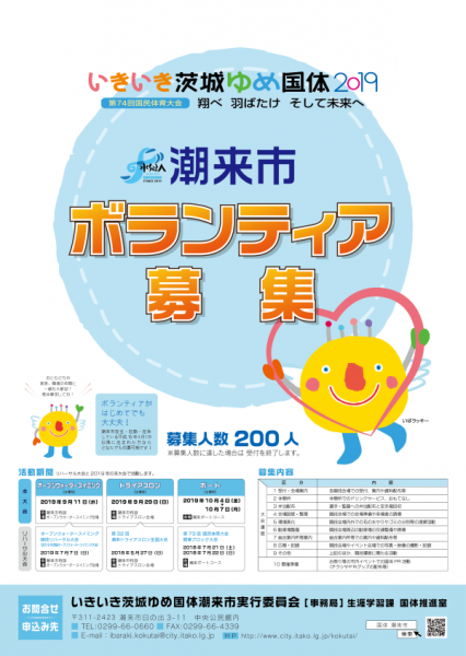 ボランティア募集ポスター