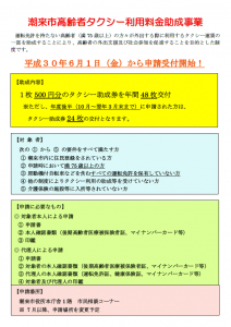 タクシー助成３