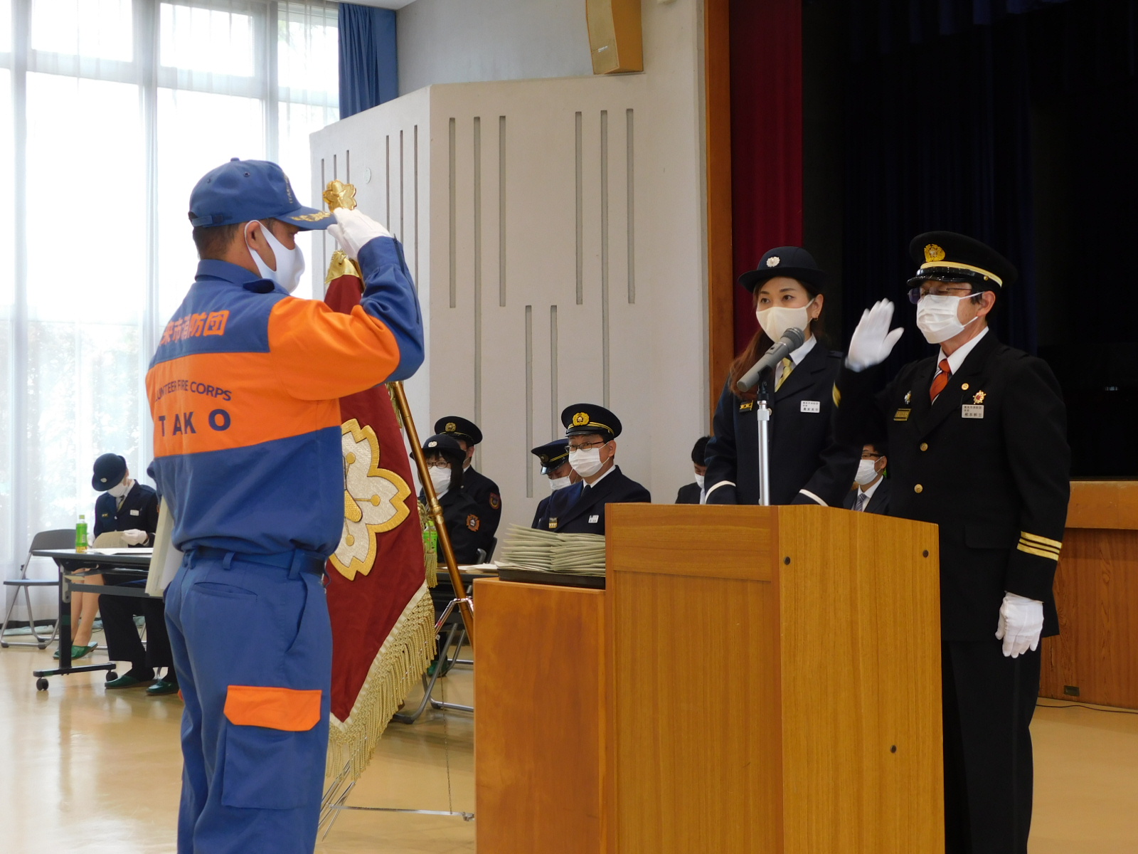 市長日記_消防団任命式