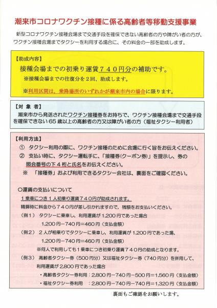 高齢者等移動支援事業(1)