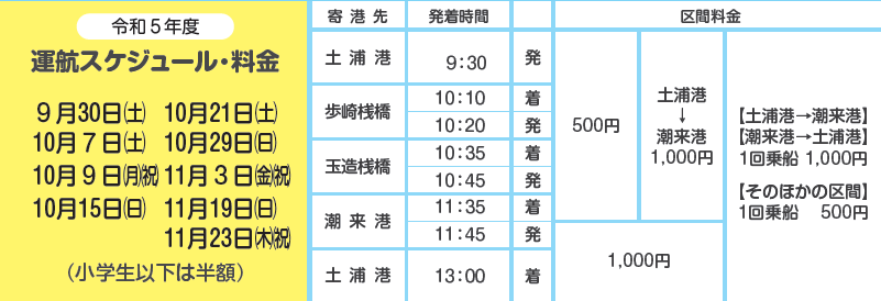 運航スケジュール11
