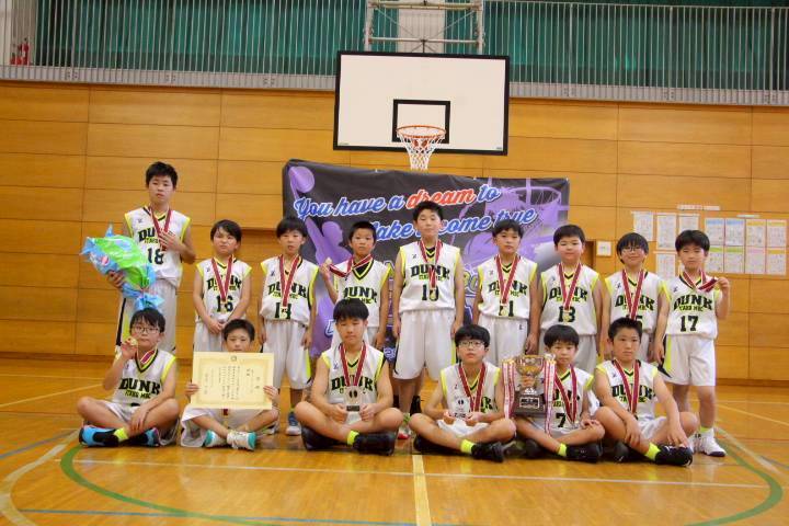 市長杯優勝ダンク