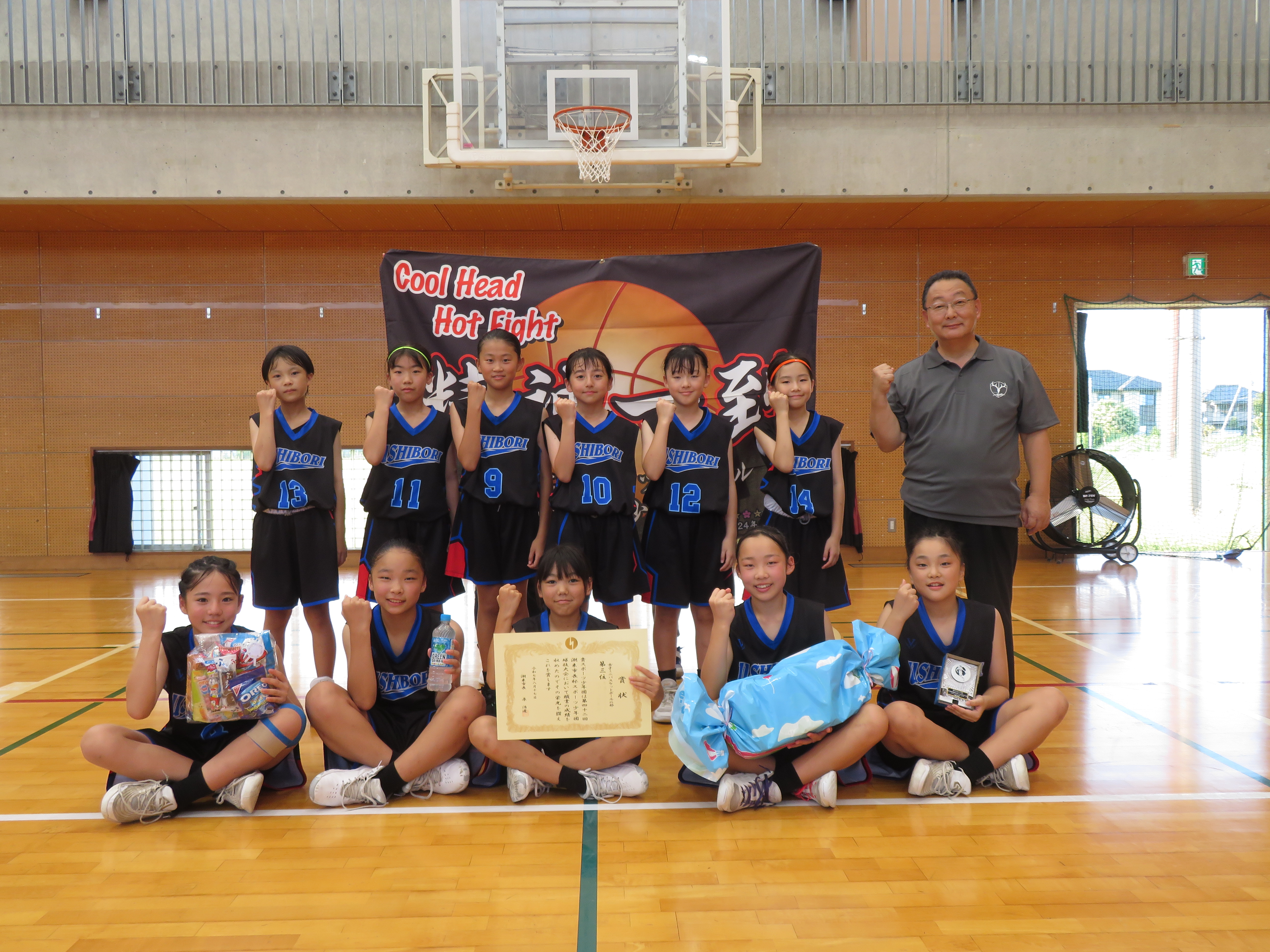 ミニバス女子3位