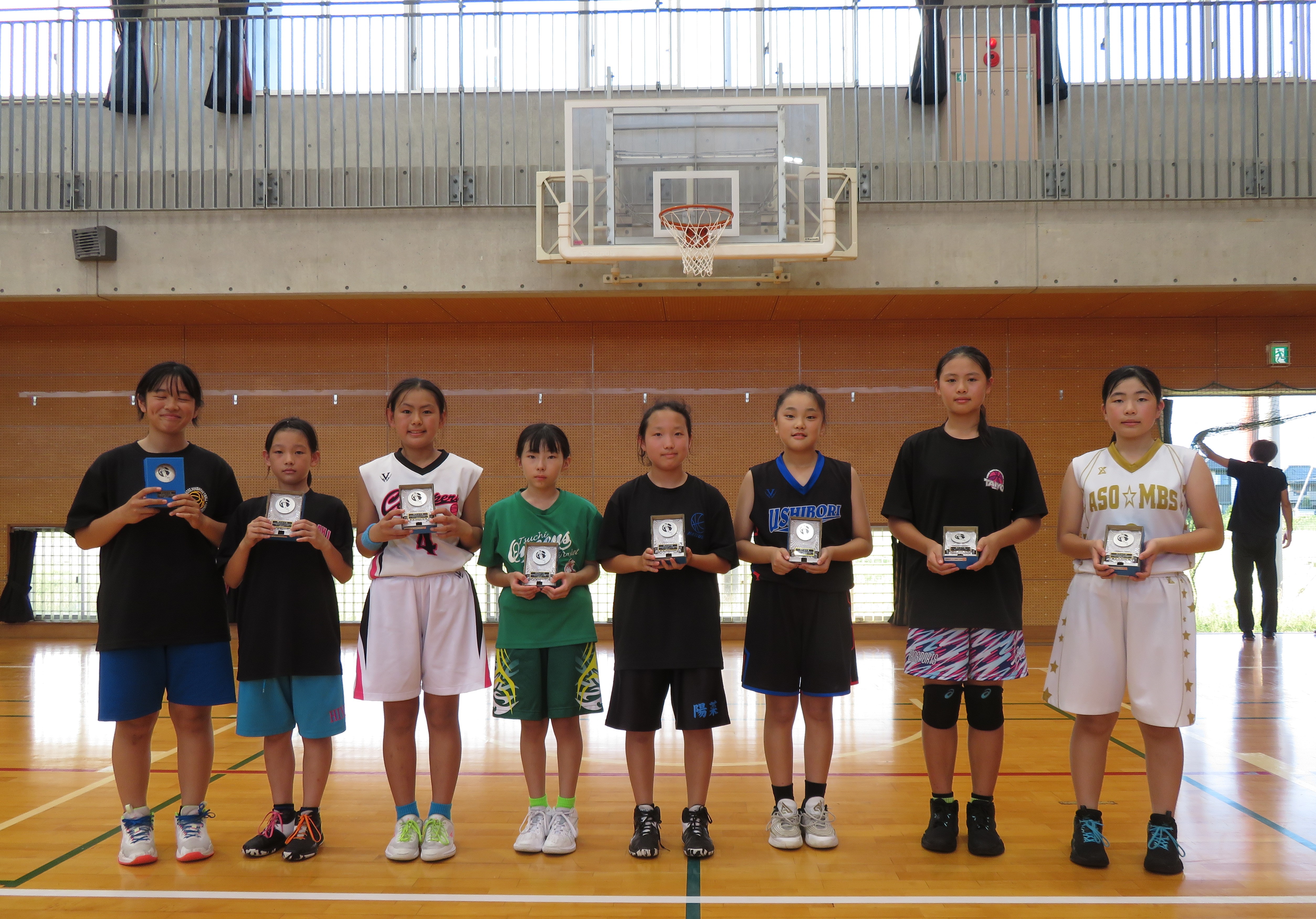 ミニバス女子優秀選手賞