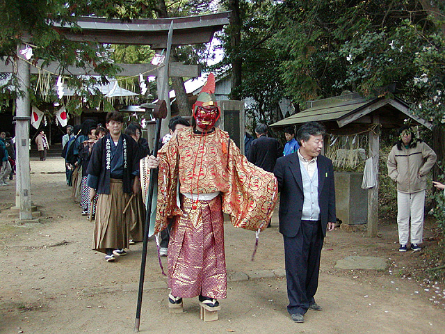 上戸の獅子舞（国神神社）2大